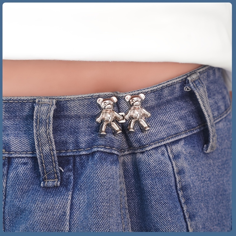 Cheap Wiwilys Bear Trousers Waist Buckle Adjustable Jean Button
