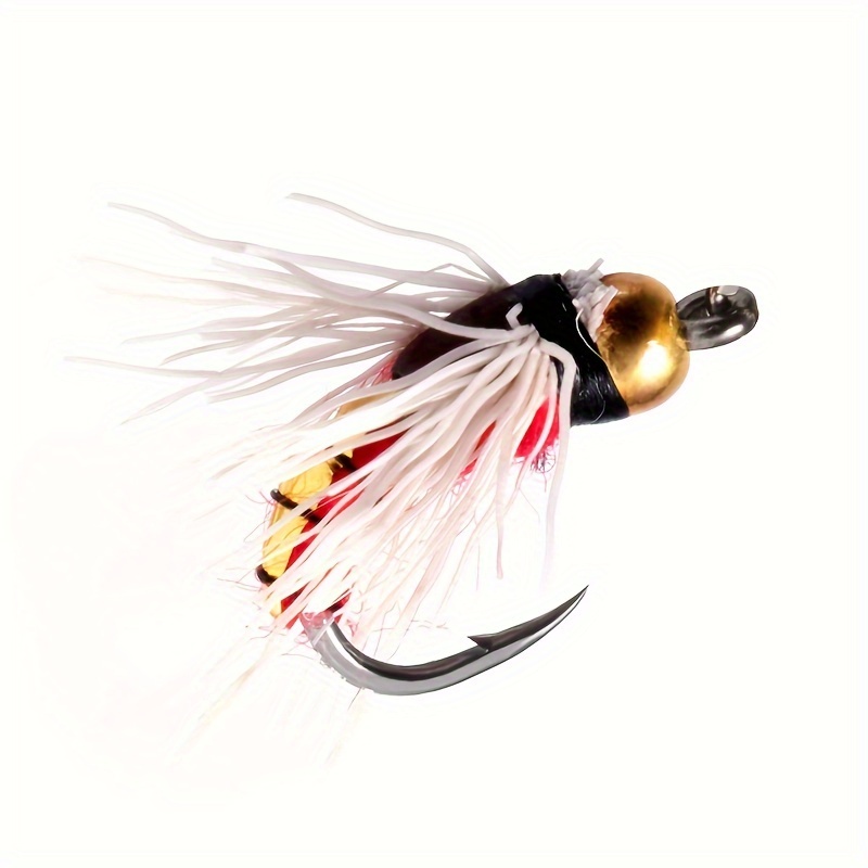 Hand Tied Bionic Fly Fishing Lure Feathered Bead Head Fly - Temu