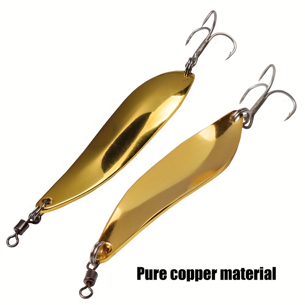 Copper Fishing Lure Long Casting Metal Jig Artificial Hard - Temu