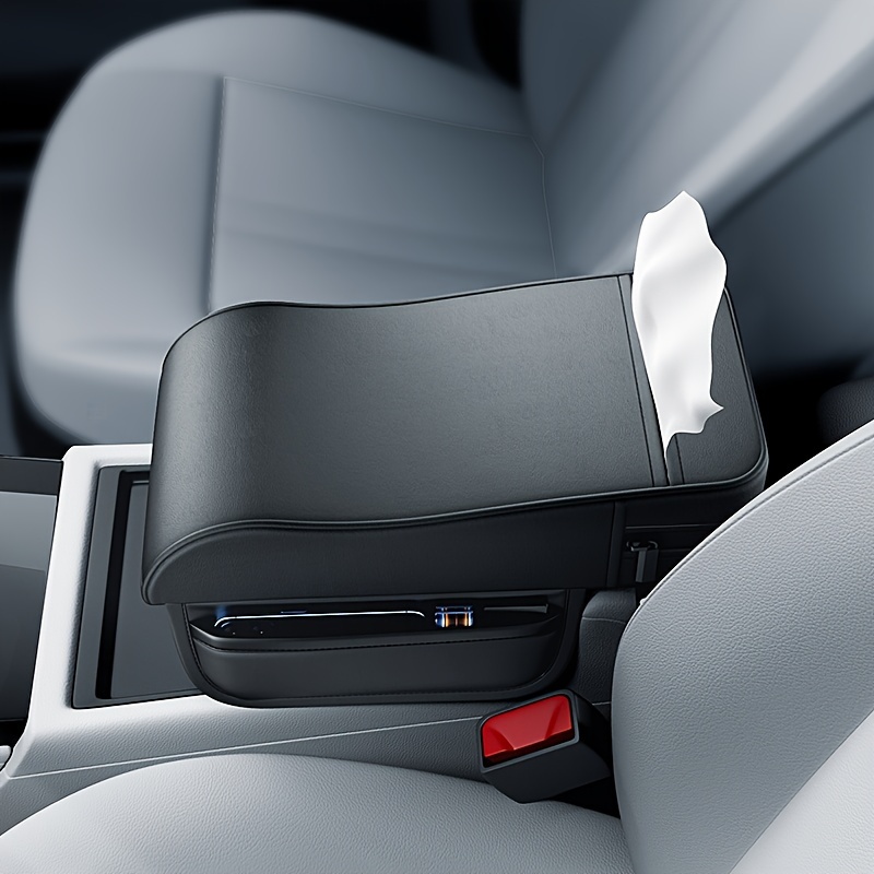 Car Armrest Box Heightening Pad Multi Functional Storage - Temu