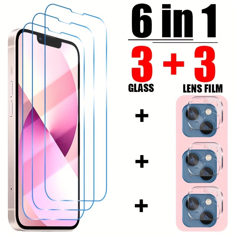 Screen Pro+ 9H High Clear Tempered Glass Screen Protector For iPhone 13 Pro  Max. 2-Pack, 6.1