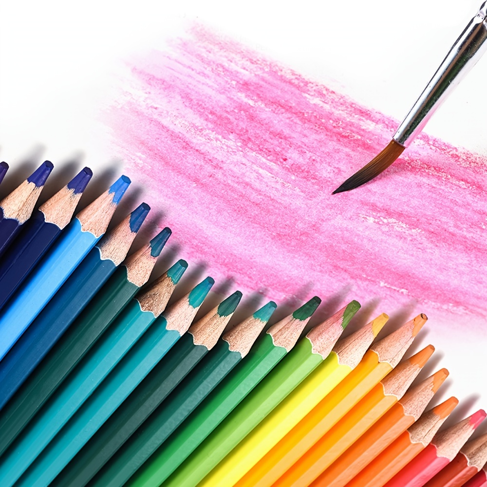 Crayons De Couleur Solubles Dans L'eau Crayon Aquarelle, Crayon De Couleur,  Professionnel Pour Adultes Ombrage Enfants Croquis 