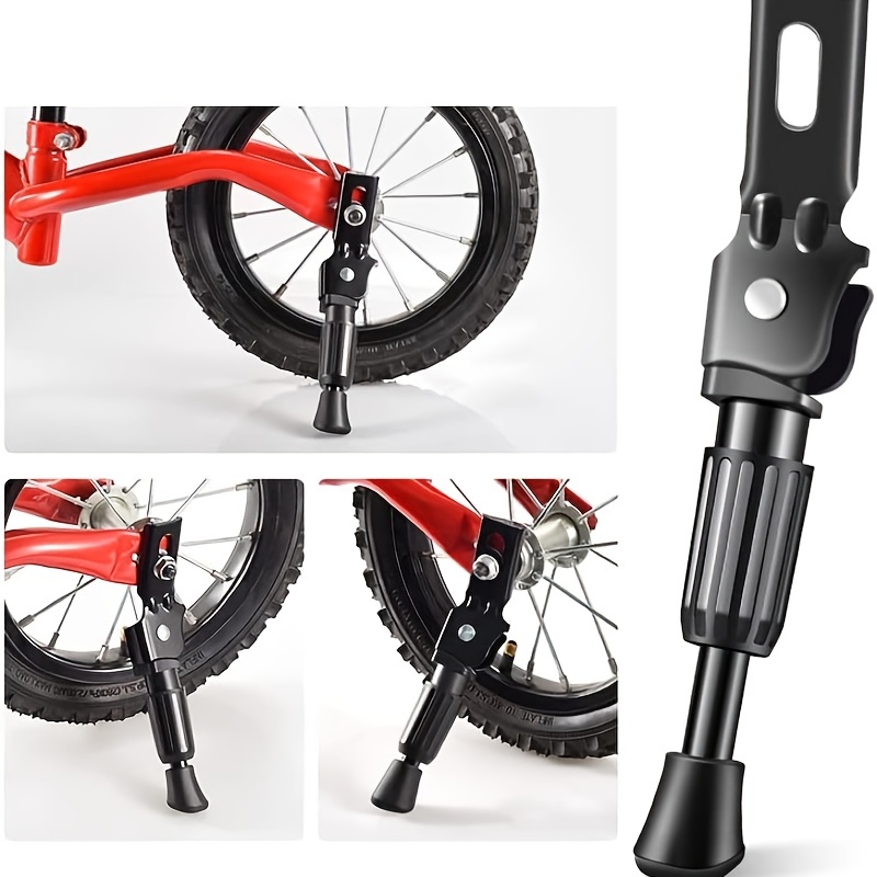 Béquille réglable pour fixation sur axe de roue arrière vélo 26-29