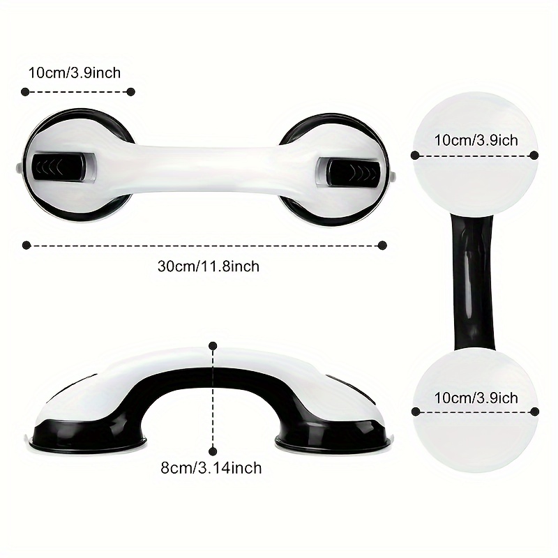 Suction Grab Bar Shower Safety Bar Handle Bathroom Balance - Temu