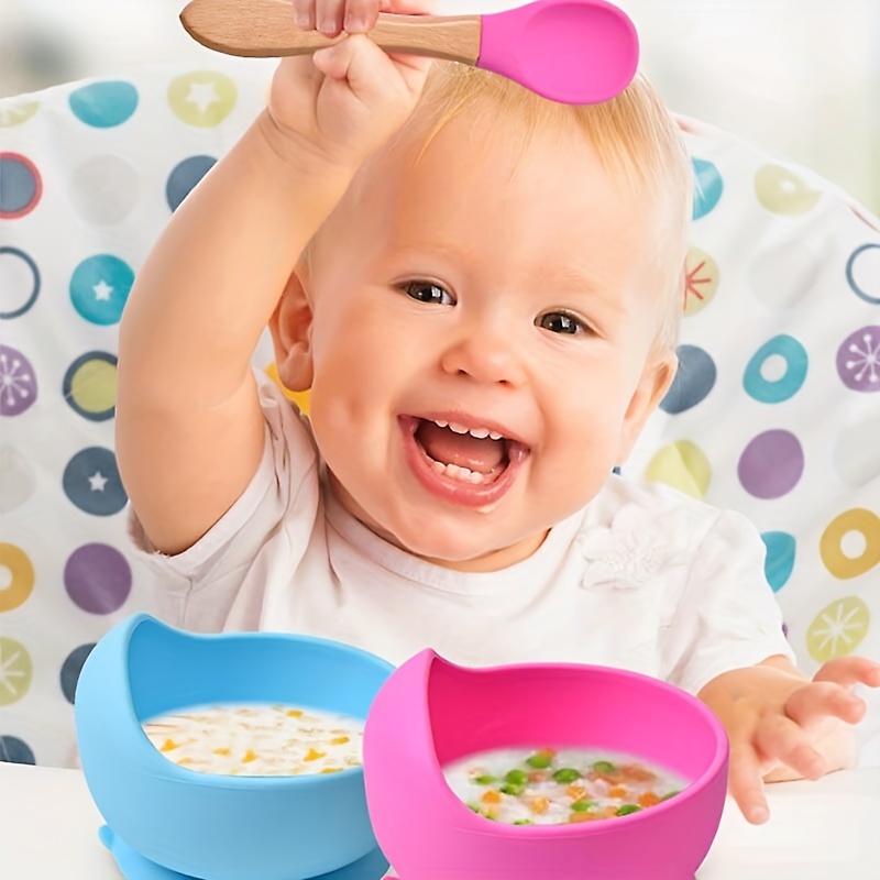 1 ensemble de bols et de cuillères d'alimentation pour bébé