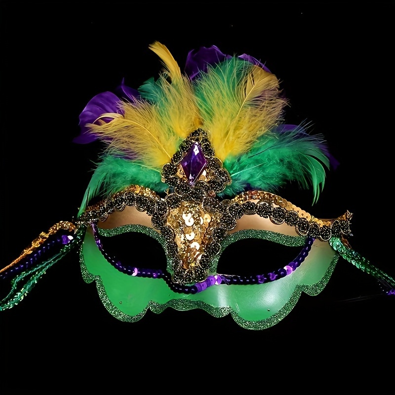 Antique Venetian Mardi Gras Masquerade Party Ball Mask Men - Temu Canada