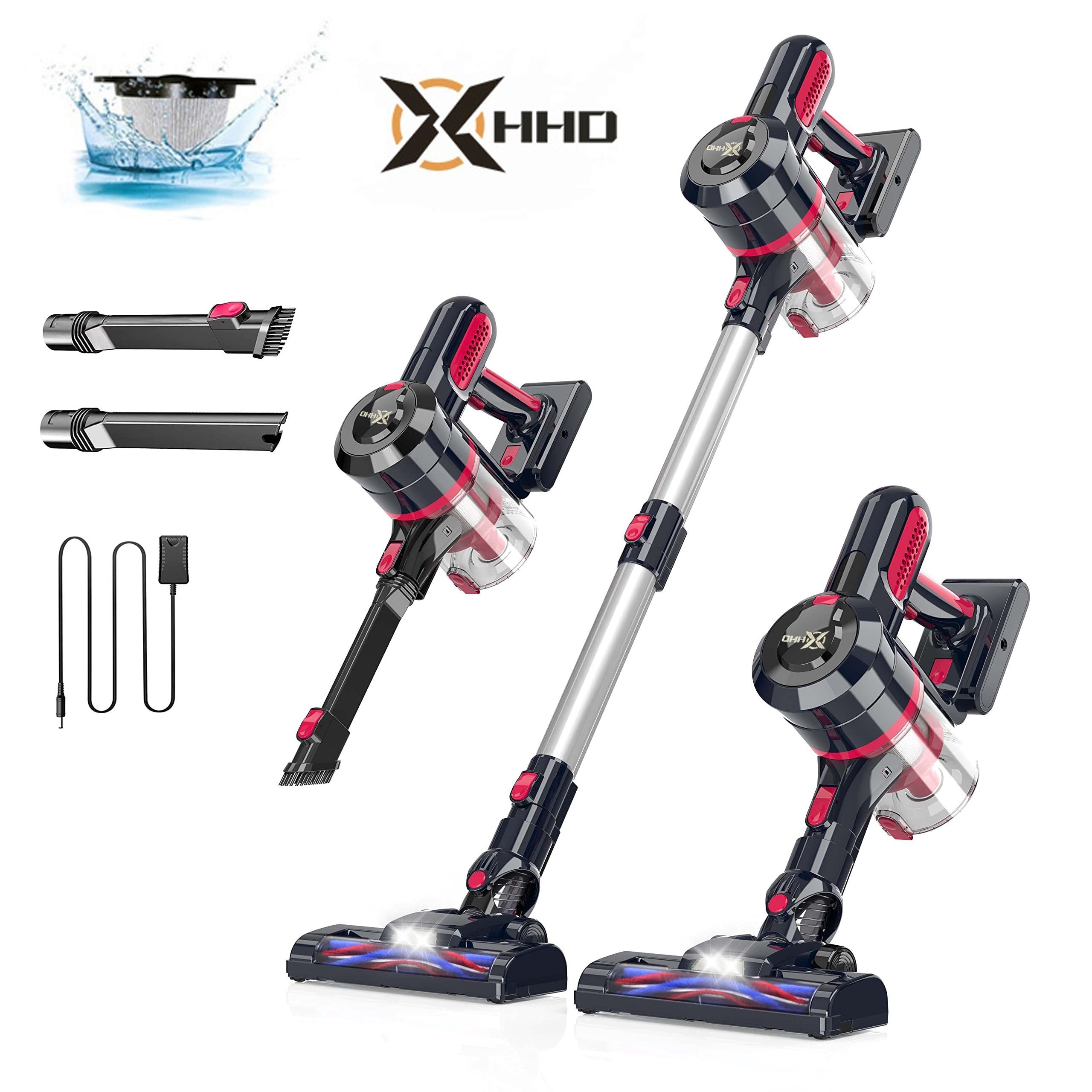 

Cordless Vacuum Cleaner, 200w Rod Vacuum Cleaner With 25kpa Strong Suction Force And 2200mah Strong Lithium Battery, Running For Up To 35 Minutes, Suitable For Carpets And Floors, Pet Hair