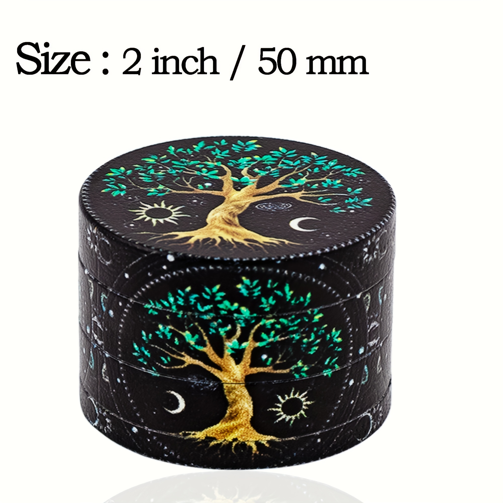 Bohemian Tree Of Life Aluminum Grinder, Spice Grinder, Kitchen Grinder -  Temu