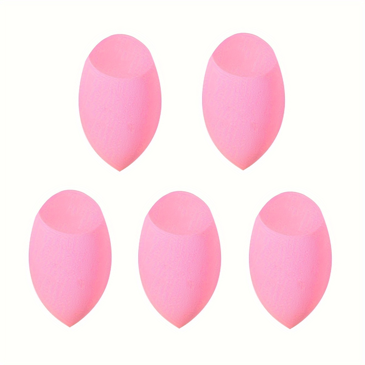 5Pcs Oblique Cut Makeup Foundation Blending Beauty Sponge Set for Liquid  Cream