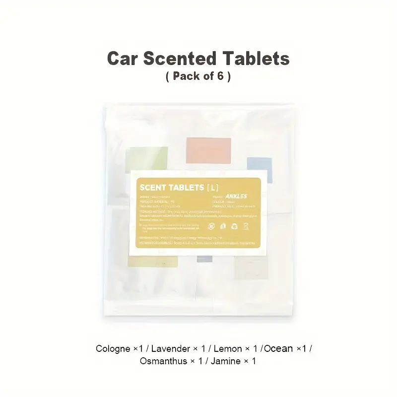 6 Stück Dufttabletten Aromatherapie tablettenserie Auto - Temu Austria