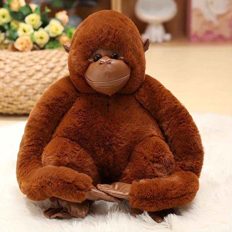 Acheter Poupée gorille en caoutchouc souple, orang-outan, singe