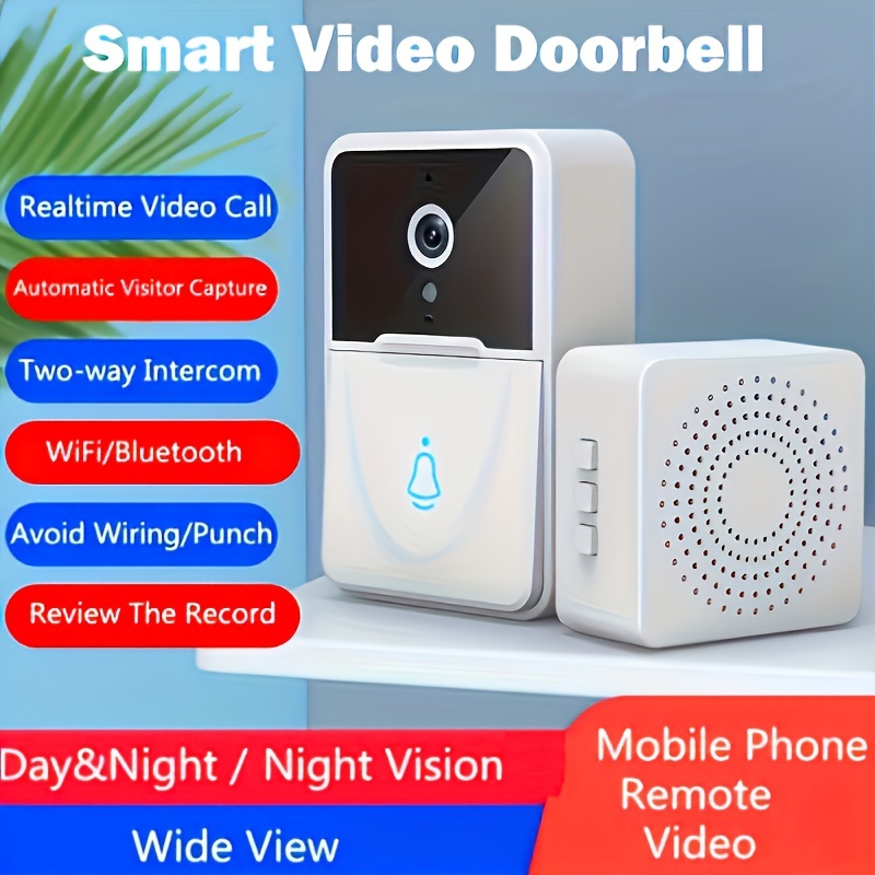 1 Set Wifi Video Doorbell, Cambio Voce, Campanello Ricaricabile, Supporto  App, Funzione Audio A 2 Vie, Archiviazione Cloud, Campanello Antifurto -  Strumenti E Migliorie Per La Casa - Temu Italy