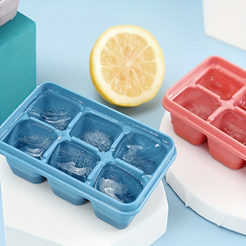 Ice Cube Tray, Flexible Food Grade Silicone Ice Cube Mold, Ice Trays For  Freezer, Ice Cube Maker, Easy Release Ice Maker, For Soft Drinks, Whisky,  Cocktail, And More, Kitchen Accessories - Temu