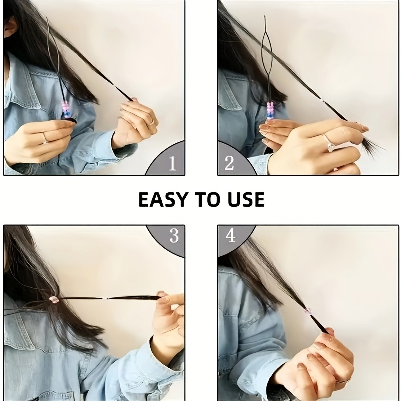3 Quick & Easy Ways to Apply Beads to Hair 