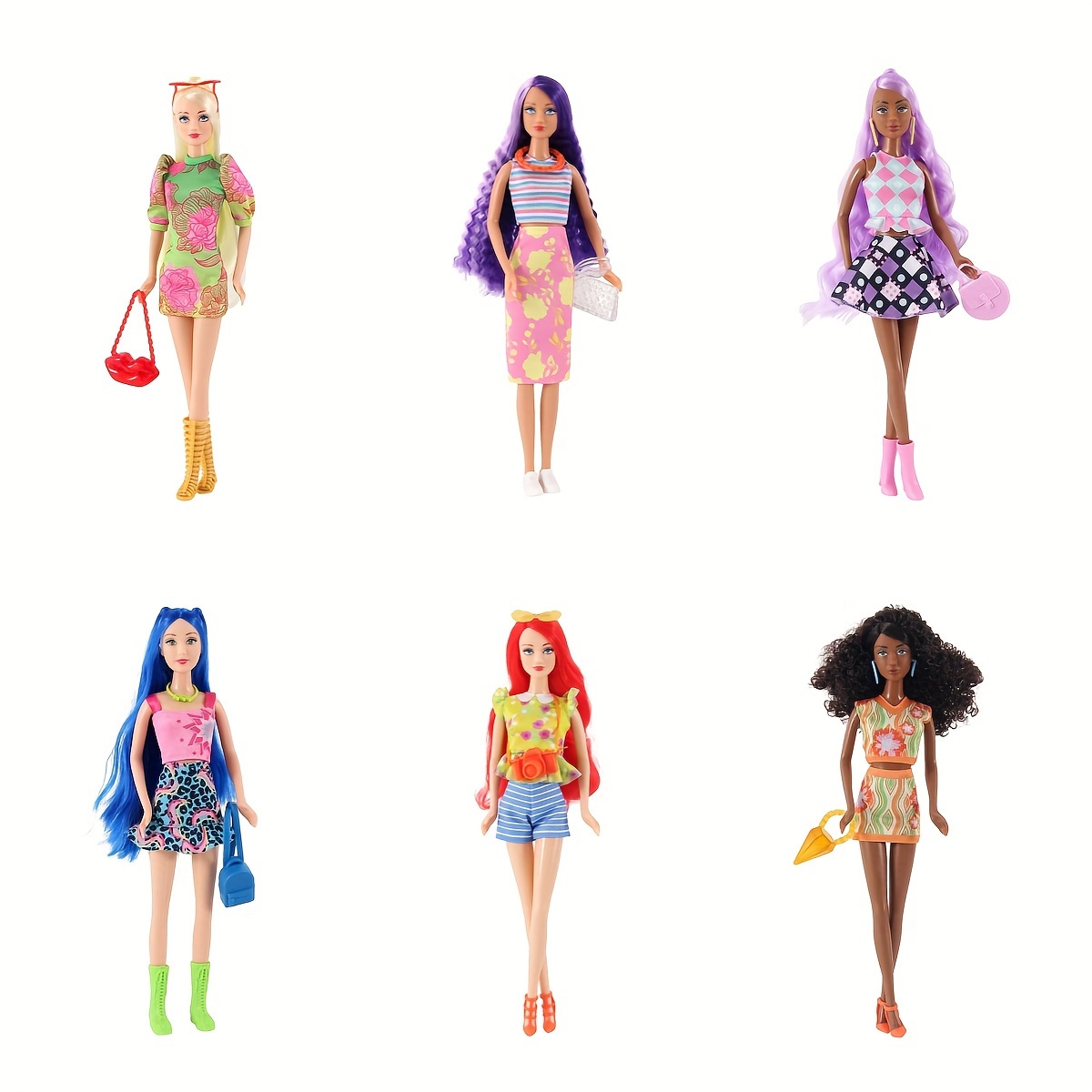  Colorful Doll Underwell Set Clothes Barbie Underpants -  Suitable for 11.5 inch Barbie Doll Accessories Solid Print Stripes Random  30 Pieces : Toys & Games