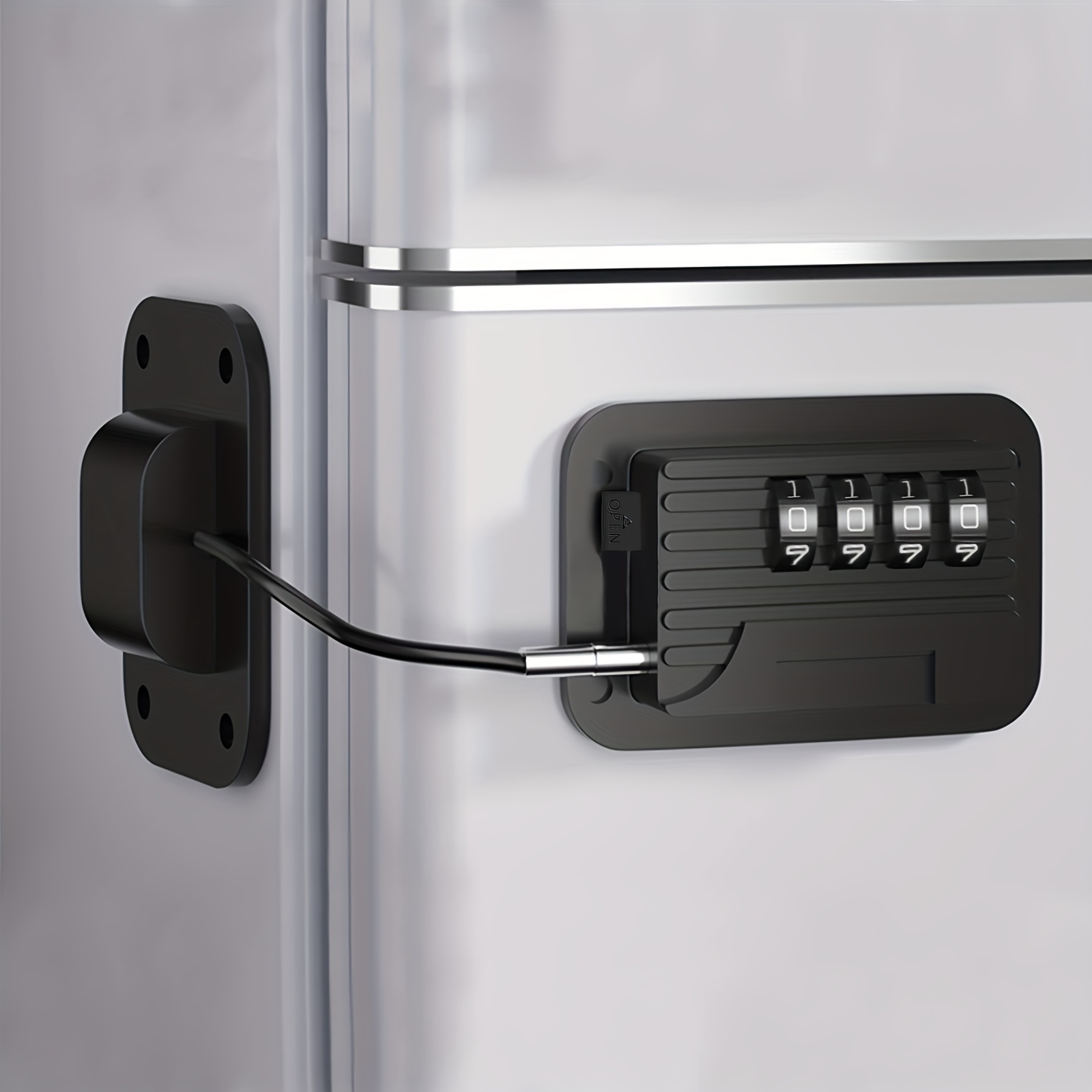 Refrigerator Lock, Fridge Lock with Key for Adults, Lock for a Fridge, Cabi  P6Z4