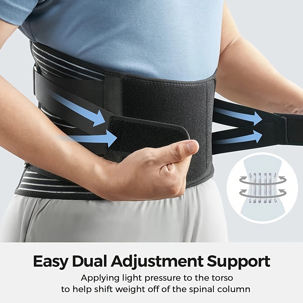 Ceintures de marche thérapeutique médicale réglable ceinture ceinture  soutien lombaire soutien du dos soutien-orthèse posture à double bande