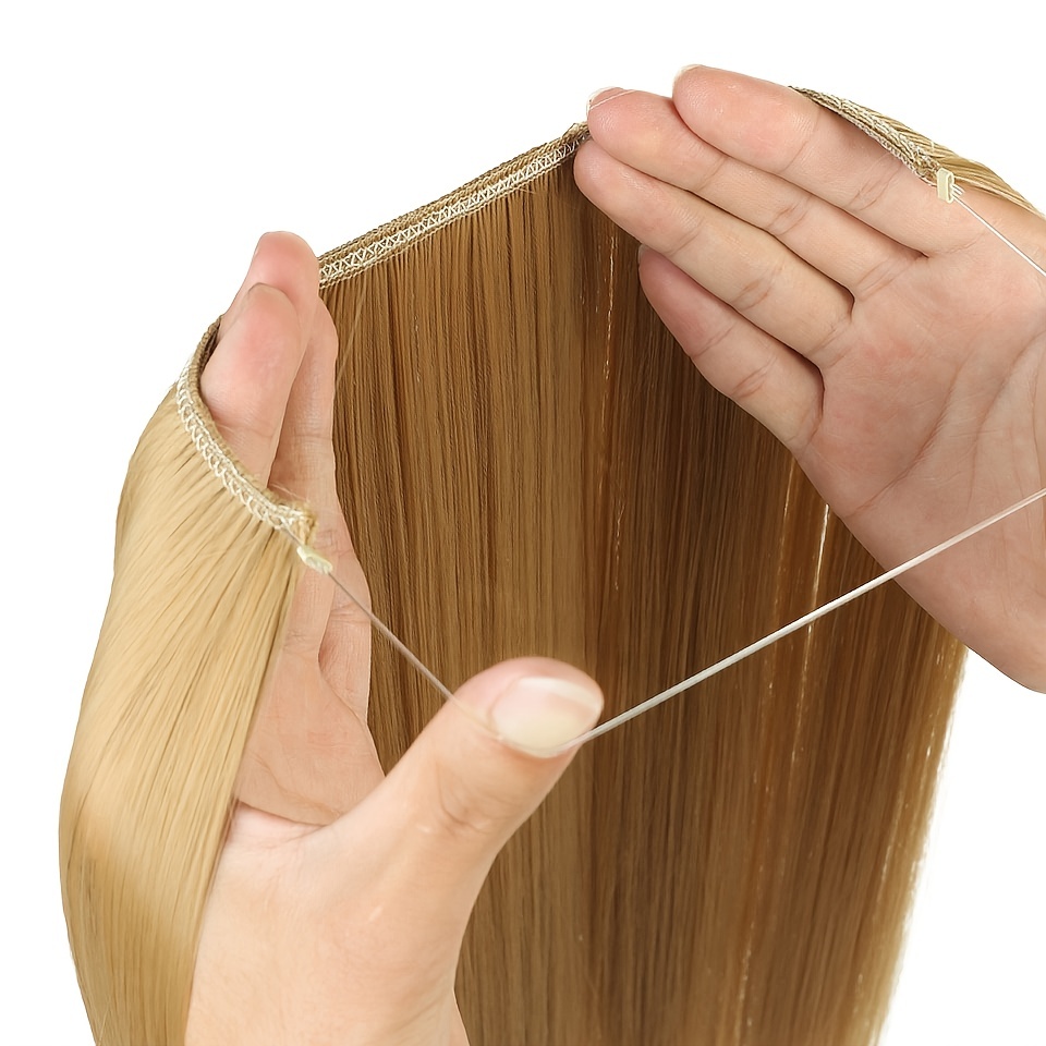  guohanfsh Invisible Wire No Clips In Hair Extensions