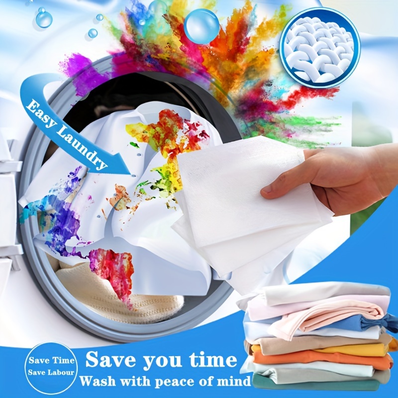 Laundry Color Absorber Color Catcher Sheets For Laundry - Temu