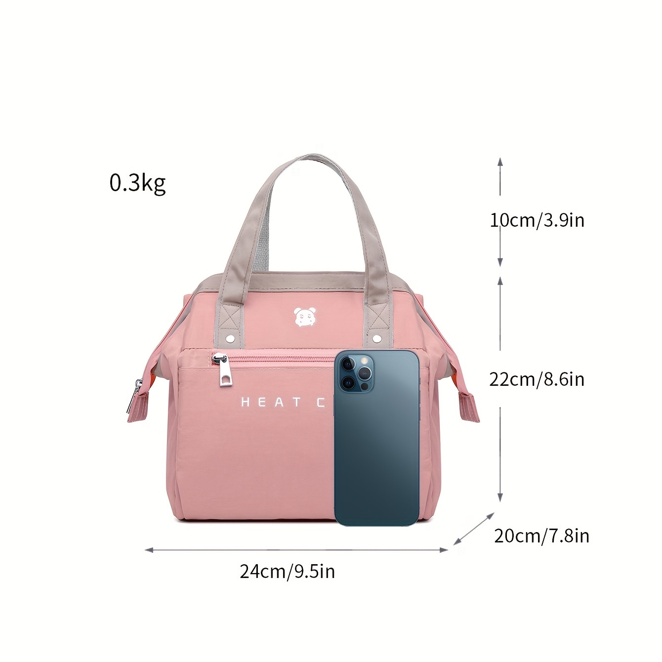 Insulation Lunch Bag Aluminum Foil Bento Handbag