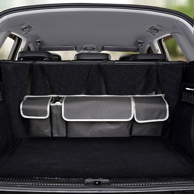 Kofferraum-Organizer mit Deckel Tragbare zusammenklappbare  Mehrzweck-Autoaufbewahrungstasche Auto-Kofferraum-Werkzeugkasten-Organizer