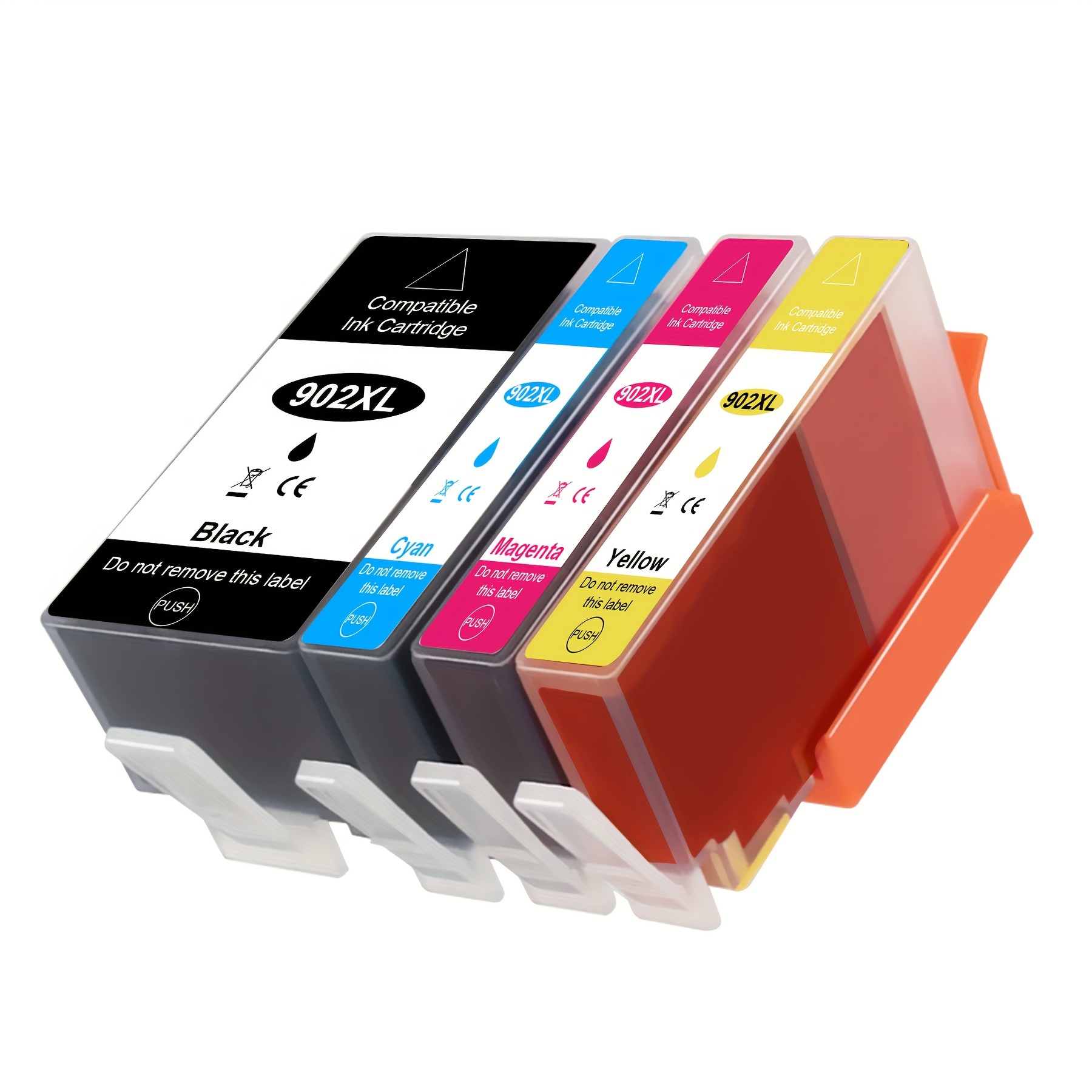 902 902XL 902XL Ink Cartridges Replacement for HP Cartridge 902XL for  Officejet Pro 6978 6960 6962 6968 6954 6958 6950 6951 6970 Printers (Black  Cyan Magenta Yellow, 4 Pack) 