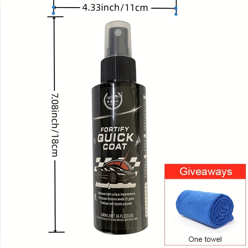 3 in 1 High Protection Quick Car Coat Ceramic Coating Spray Hydrophobic Car-Wax