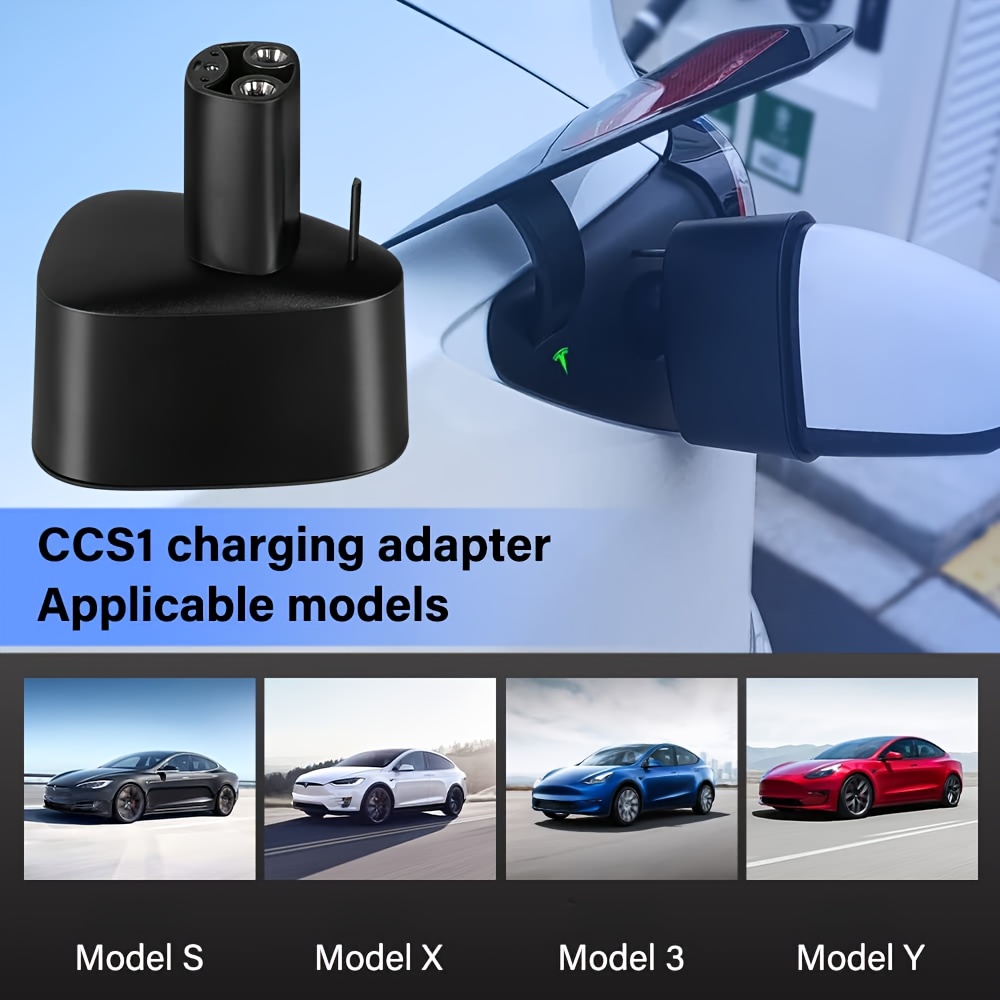 CCS1 Charger Adapter For Tesla,150-250KW DC Fast Charging For Tesla Model  3/Y/S/X With Waterproof Case -Support All CCS Charging Station