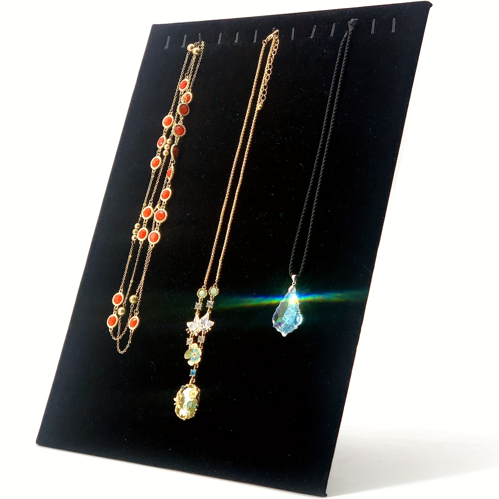 Tall Necklace Display With 13 Hooks Stylish Jewelry Display - Temu