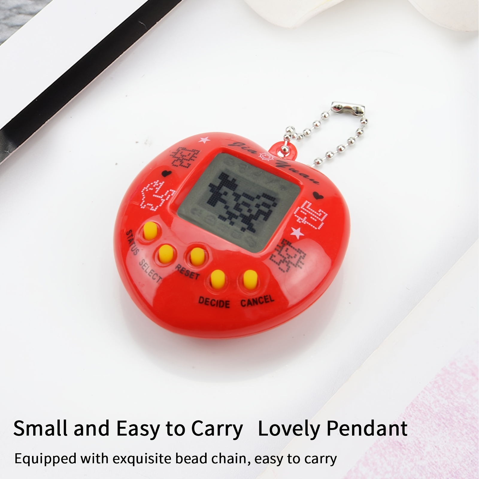 Virtual Pets Keychain Virtual Electronic Digita, Porte-clés Jeu De Noël  Porte-clés Machine De Jeu Portable Rétro Jouet Nostalgique Des Années 90,  Pour Garçons Filles Party Favor Couleur Aléatoire