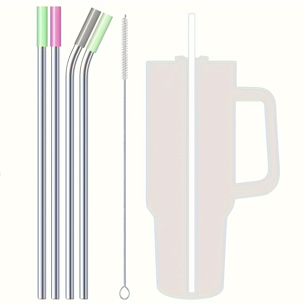 Reusable Stainless Steel Straws For Stanley Cup Tumbler - Temu