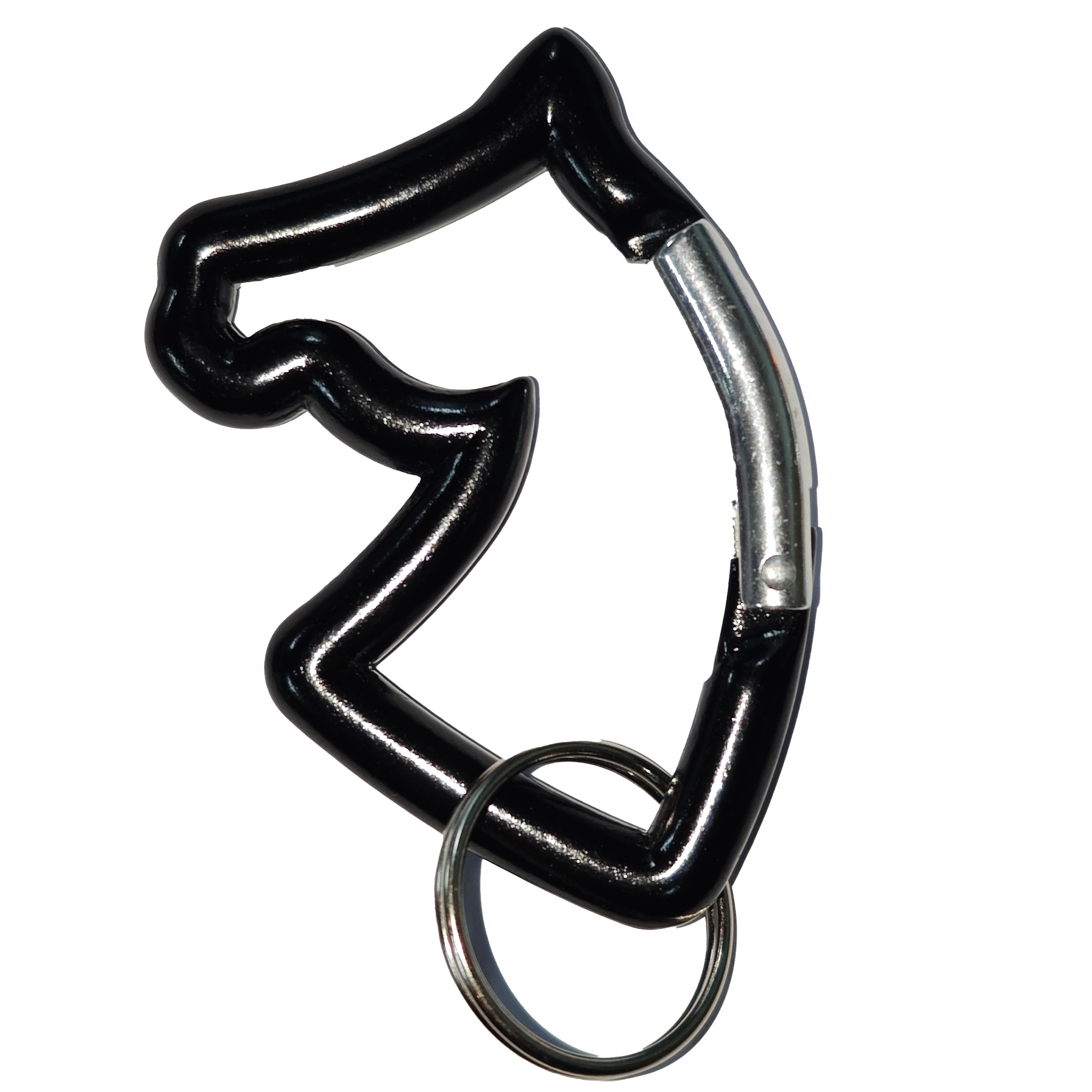 1pc Outdoor Tactical Luggage Horse Head Shaped Key Chain Clothing Luggage Bag Pendant