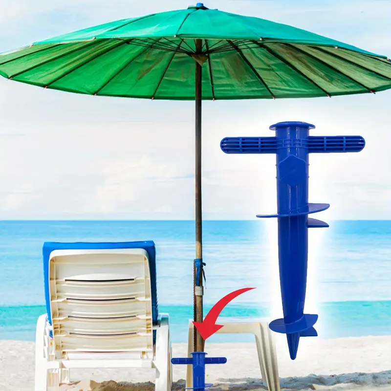 Plastic Beach Umbrella Sand Anchor Spike Umbrella Holder - Temu