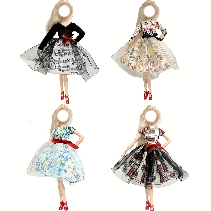 Moda boneca roupas conjunto para roupas barbie 1/6 bonecas