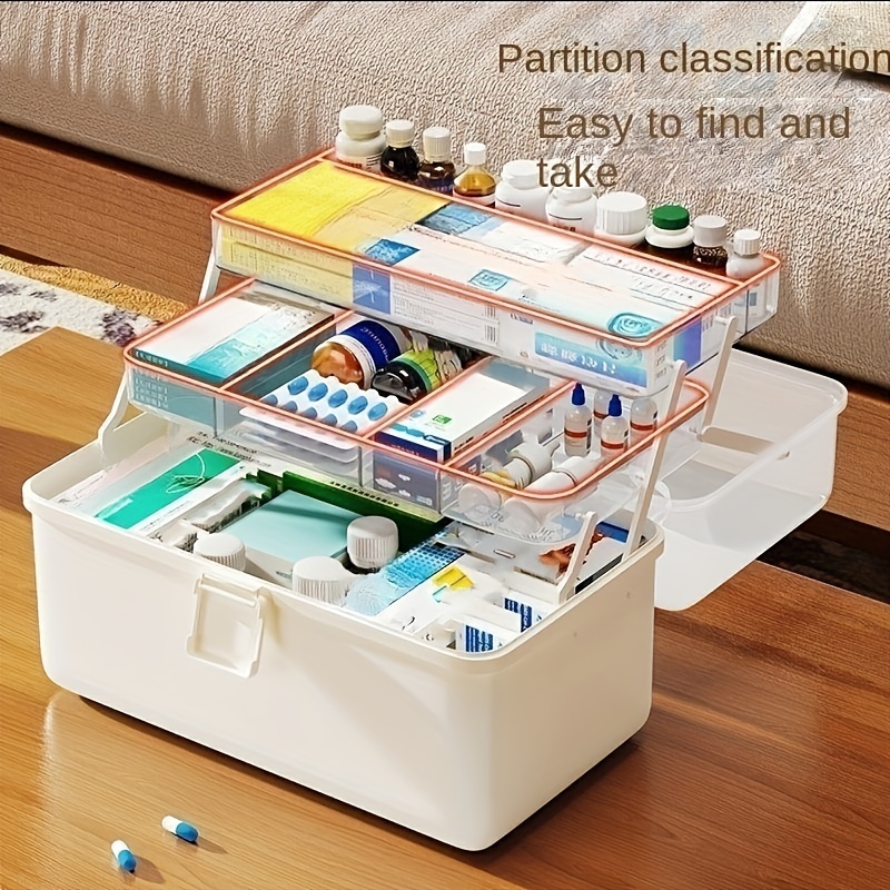 Medicine Storage Box Organizer - Temu
