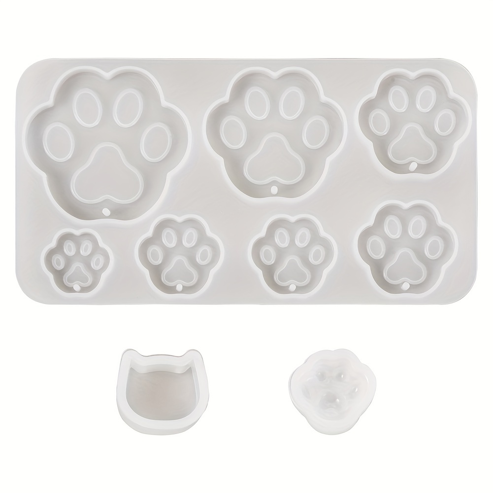 Silicone Paw Print Ice Tray Mold