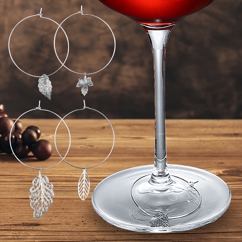 Wine Glass Charms Wine Charms With Stopper And Pourer wine - Temu
