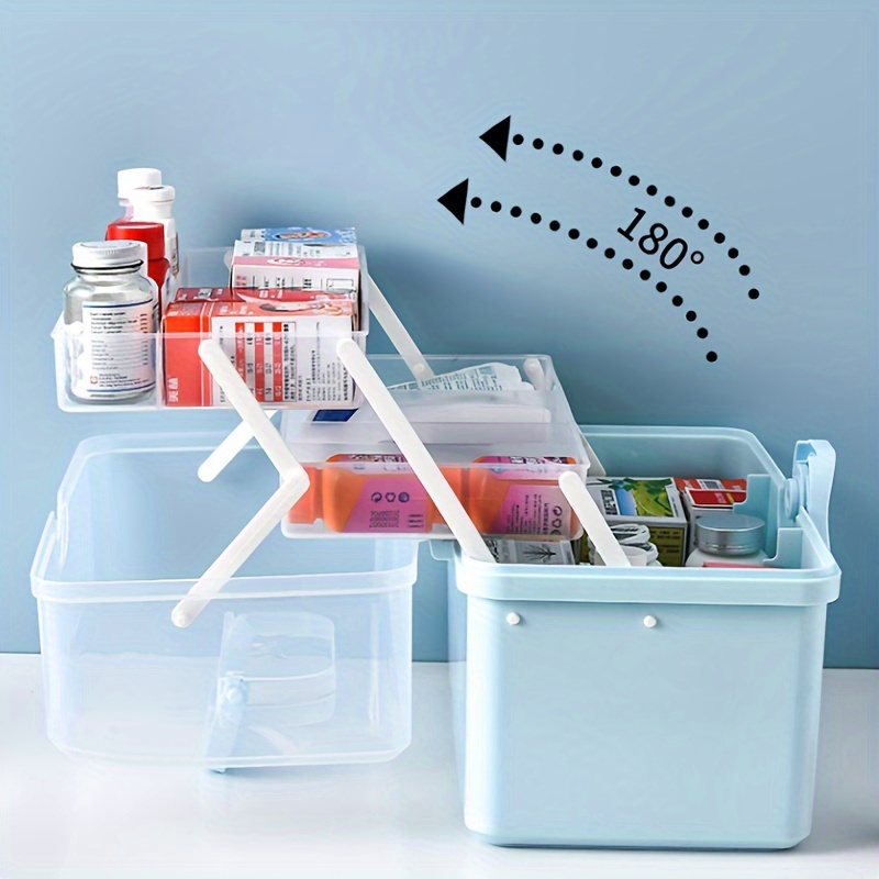 Household Medicine Box Household Medicine Storage Box Desk - Temu