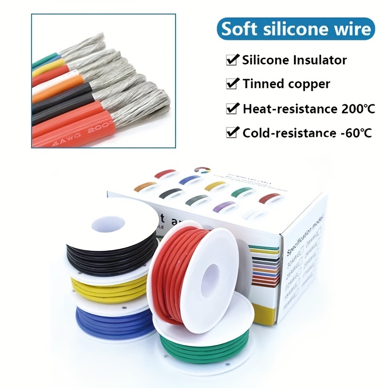 24 Awg Stranded Electrical Wire 24 Gauge Tinned Copper Wires - Temu