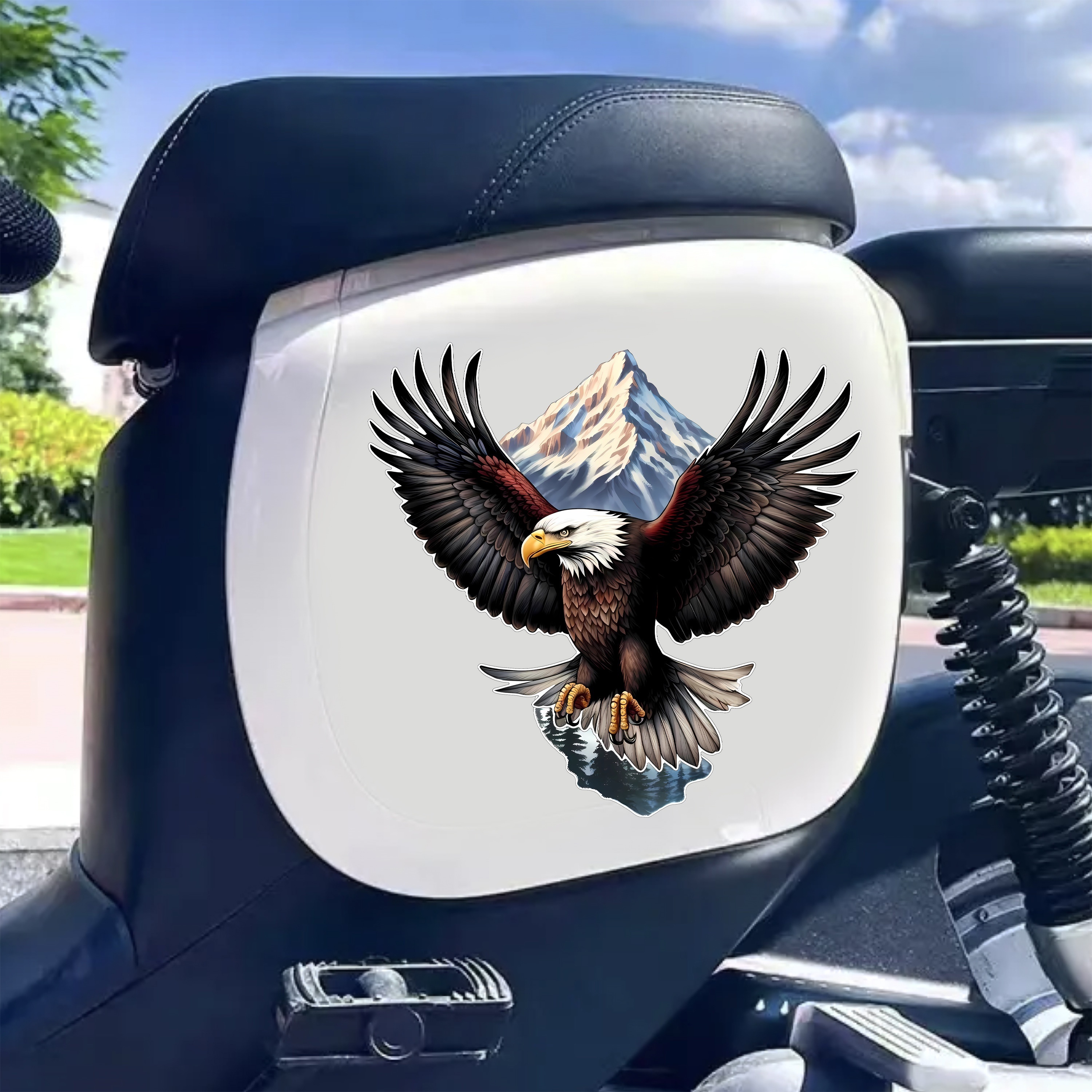 Personnalité aigle créatif chapeau autocollant moto casque - Temu France