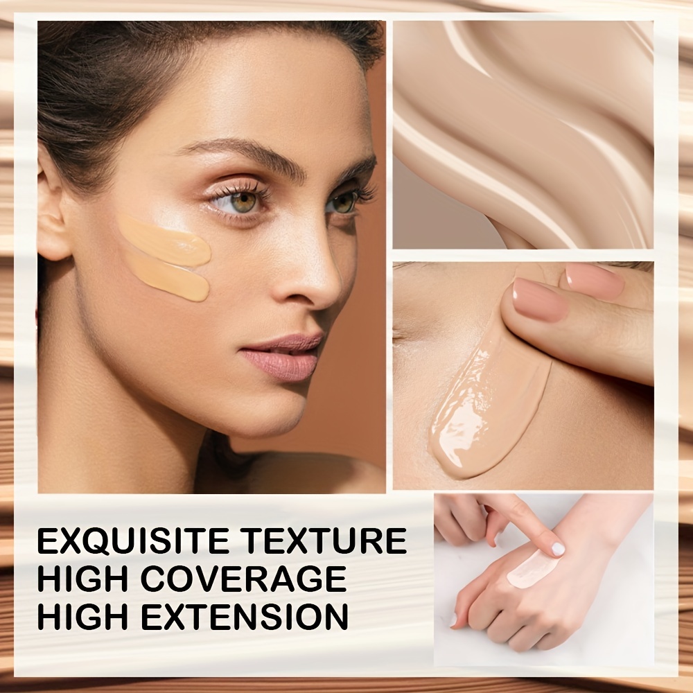 Silky Soft Liquid Foundation Matte Full Coverage Lightweight