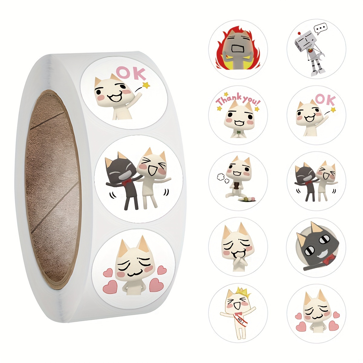 Scrapbooking Maskingtape Stickers, Washi Stickers Cats
