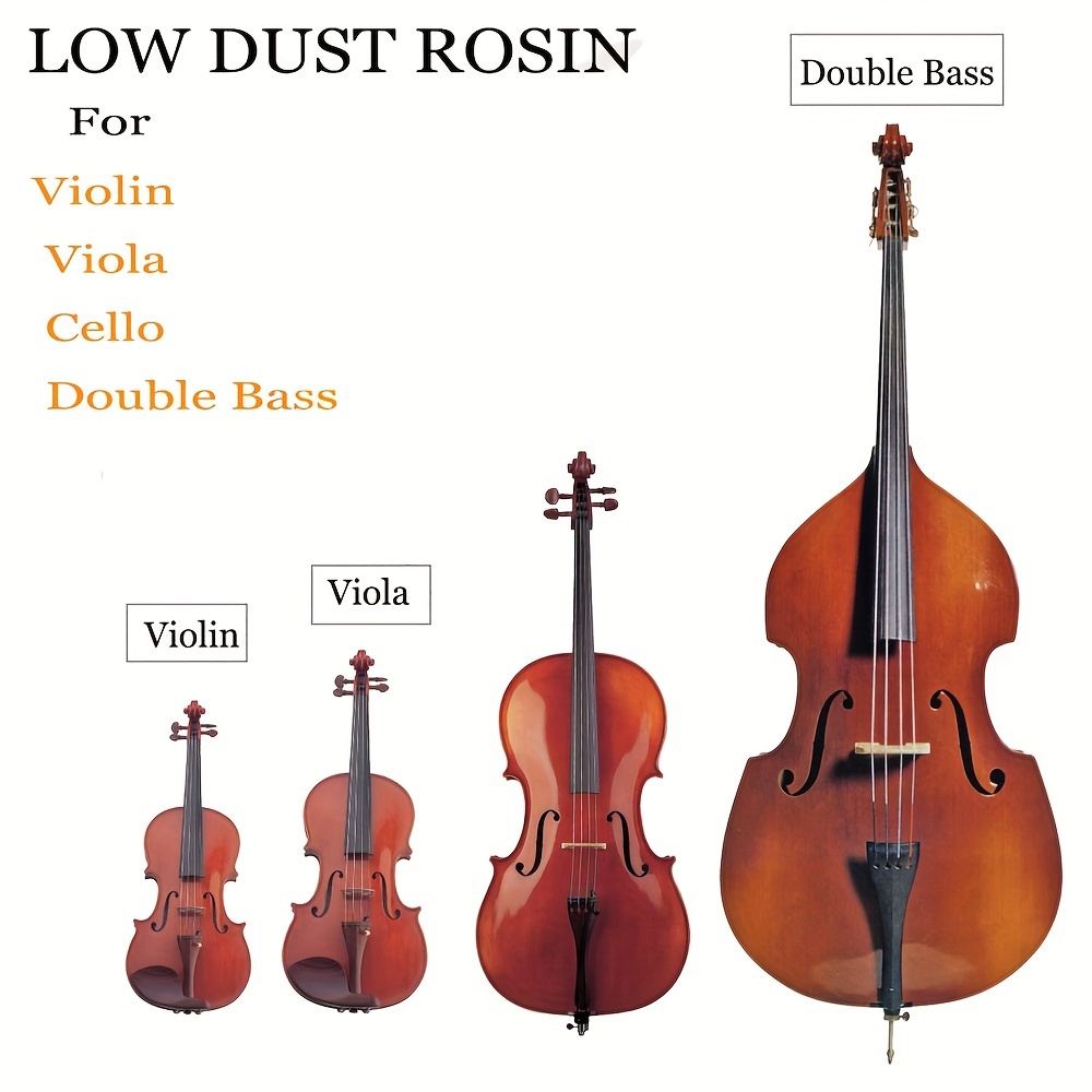 MoonEmbassy-Mini arco de colofonia, resina que aumenta la fricción para  violín, Viola, violonchelo, cuerda inclinada, accesorios para instrumentos
