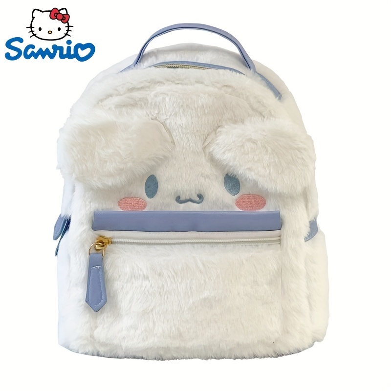 Miniso Cute Kuromi Cinnamoroll Hello Kitty Backpack, Pu Leather Zipper  Bookbag, Perfect School Bag - Temu Austria