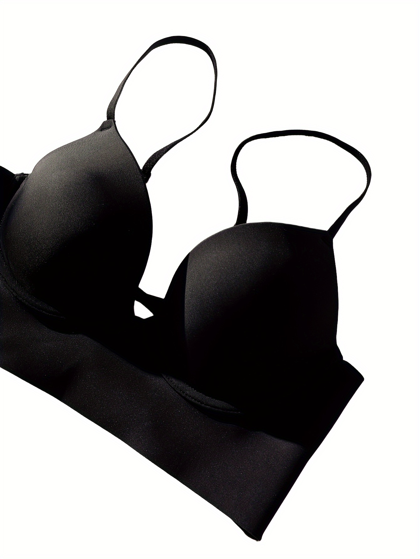 Push Up Underwire Bras, Sexy Solid Adjustable T-Shirt Bra, Women's Lingerie  & Underwear