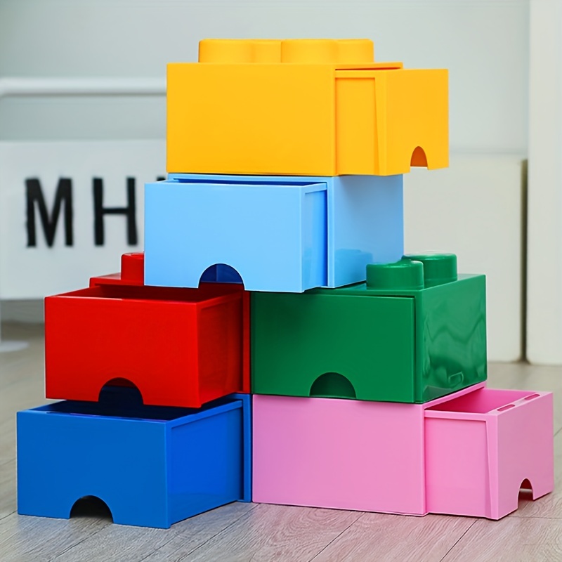 Caja Lego Storage Brick 4 Drawer Azul