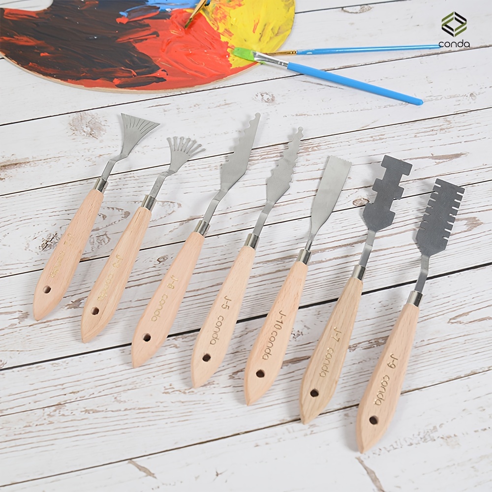  10 Pieces Palette Knife Set Stainless Steel Spatula