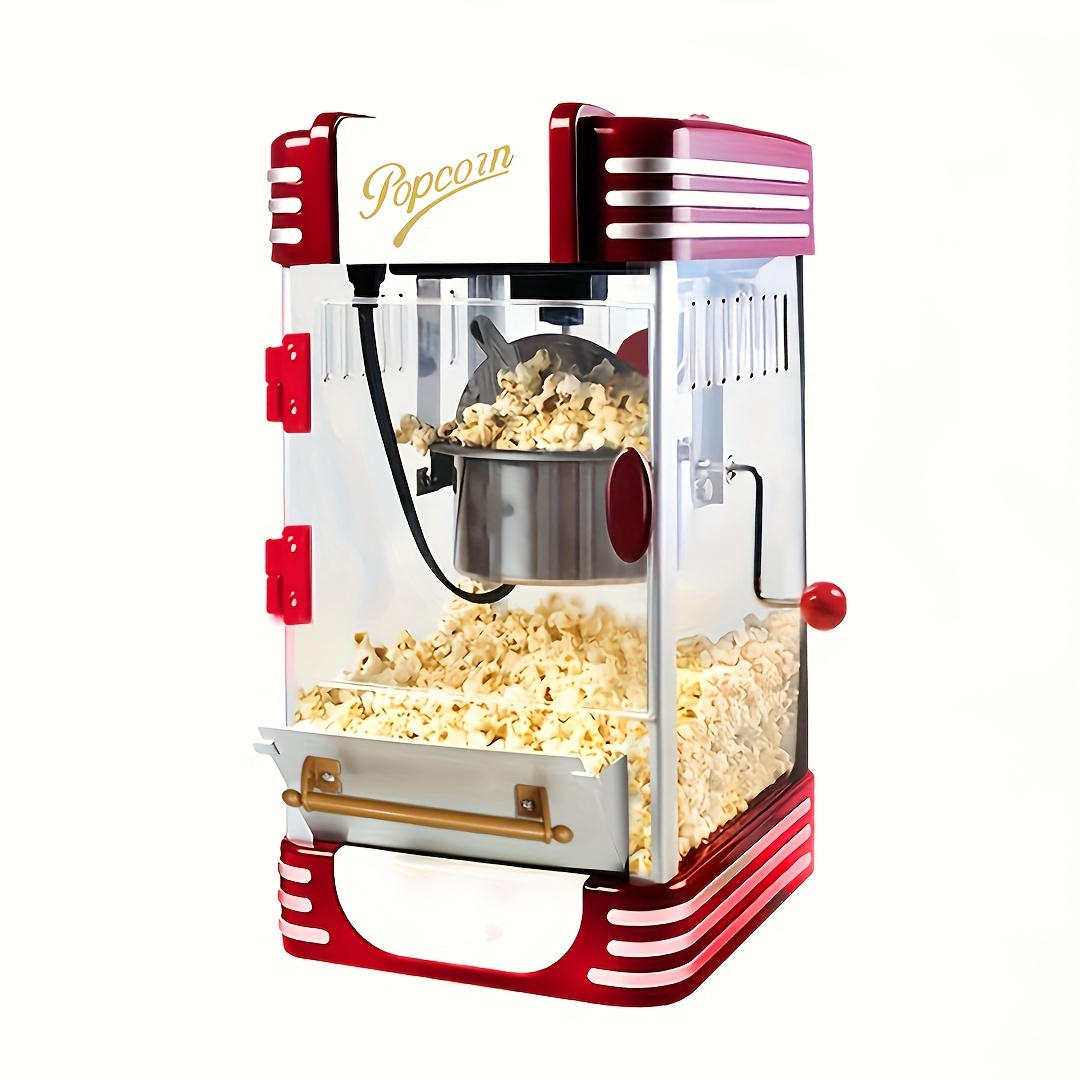 1200W Oil-free Air Corn Machine Electric Corn Popper Mini Popcorn Maker  Household Professional Healthy Home Kitchen