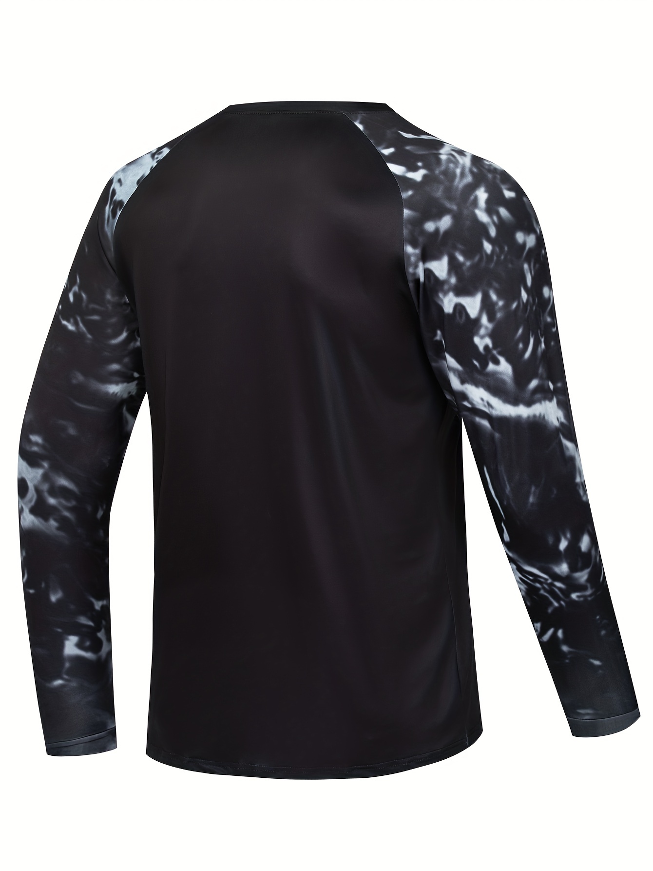 Men's Sunscreen Shirt Raglan Long Sleeve Upf50+ Breathable - Temu