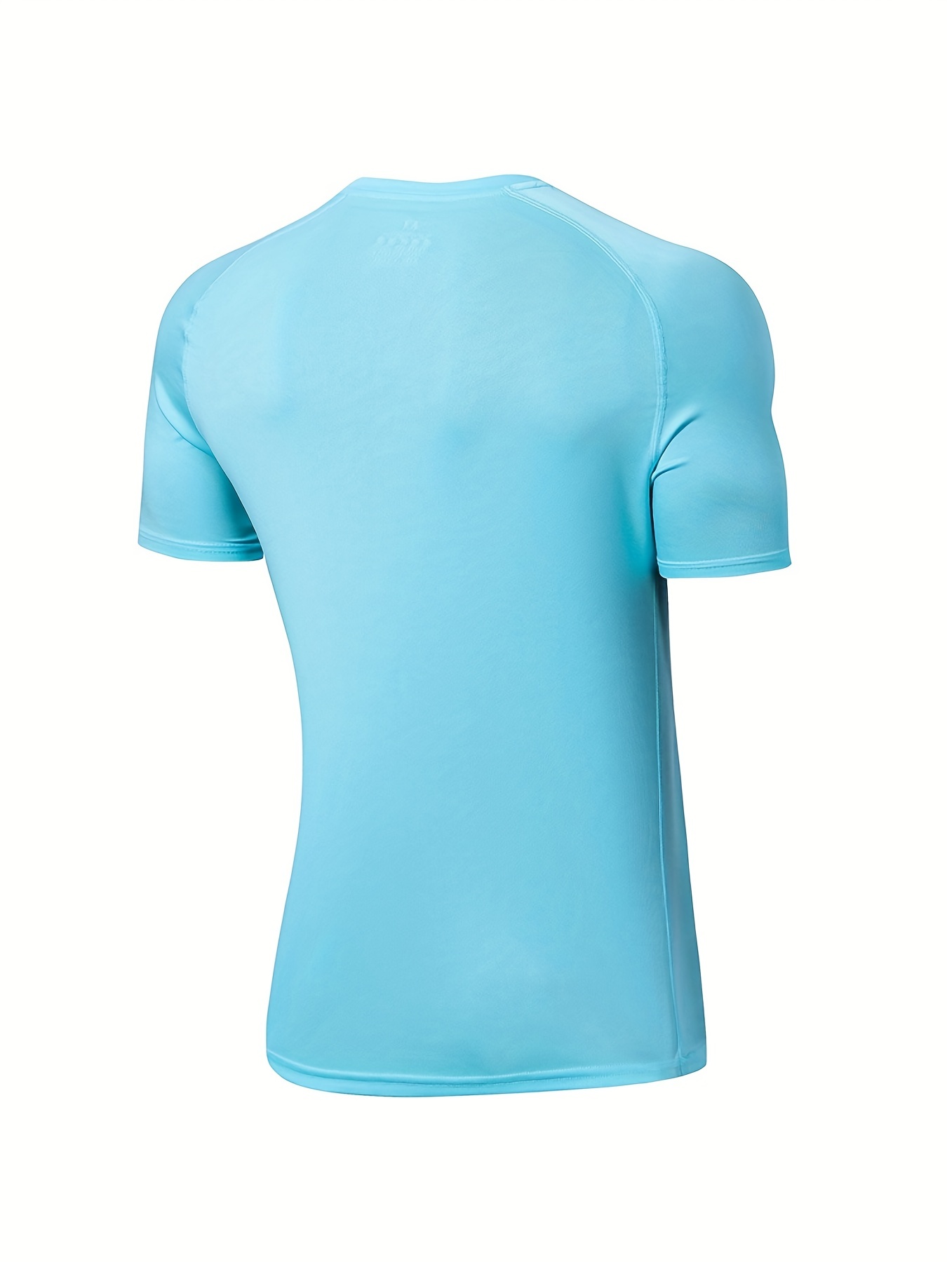 Men's UPF 50+ Sun Protection Shirt with Assorted Colors, Swim Shirt Quick Dry Fishing Beach T Shirts Moisture Wicking Outdoor Active Sports Shirt